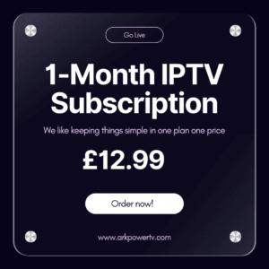 1- Month iptv subscription