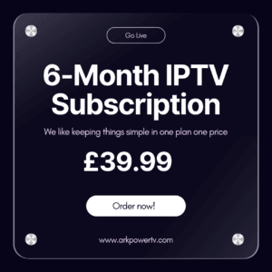 6 Month iptv subscription